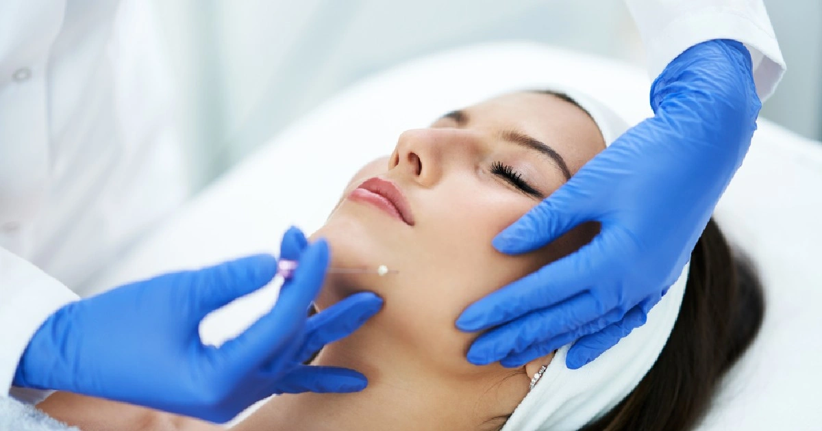 Women receiving PDO Thread Lift in Addison, TX